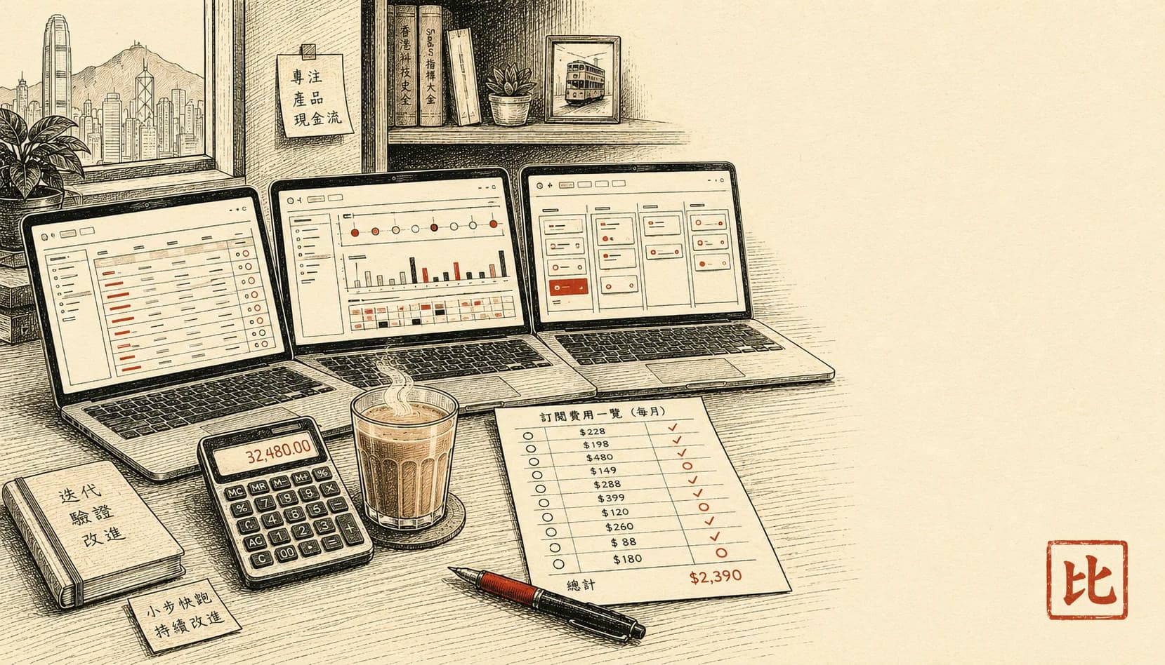 用 Claude 比較 SaaS 訂閱：Notion / Asana / Linear 揀啱兼省走重覆開支